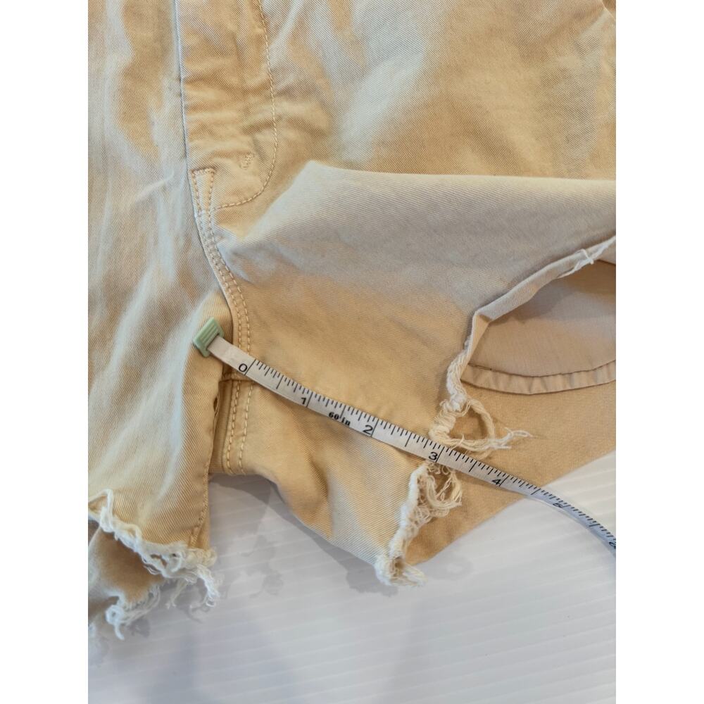 Mother The Shaker Prep Short Fray Killing Time Sesame Beige Cutoff Shorts 25 - Picture 8 of 16